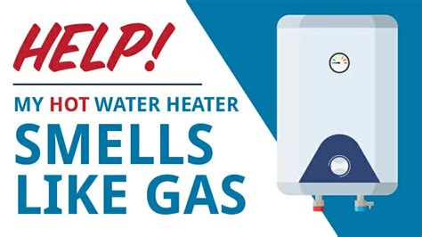 gas smell from electric water heater